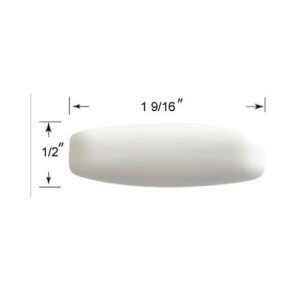 30-644 - 1 9/16" x 1/2" - Rectangular Leg Insert