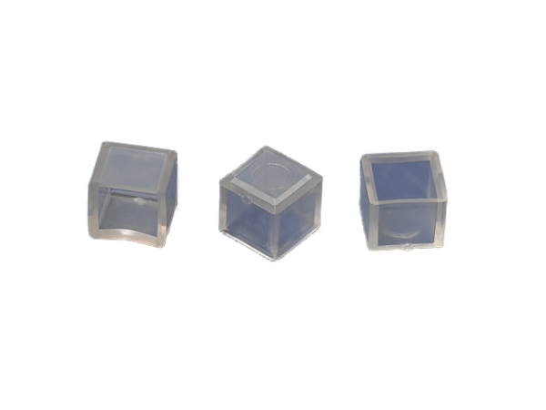 5/8" Square Vinyl Cap - Clear