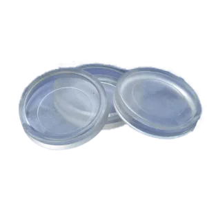 1 7/16" Disk Cap - Clear Vinyl