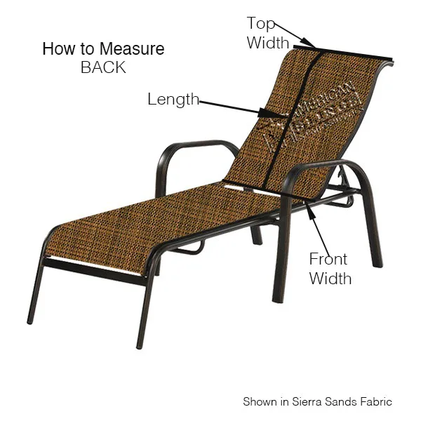 Chaise Lounge 2 Piece Sling-ML - Image 2