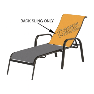 Chaise Lounge-BACK SLING ONLY