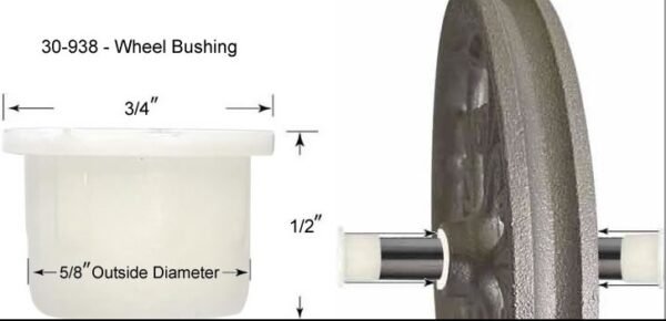 Wheel Bushing for 1/2" Axle (30-938) - Image 2