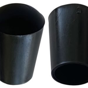 30-639B - 1/2" Round Tapered Cap (Black)