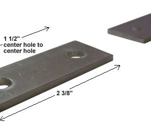 30-935 - Keeper Plate - 1 1/2" center hole to center hole