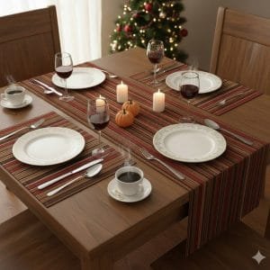 Holiday Table Runner & Placemat Set