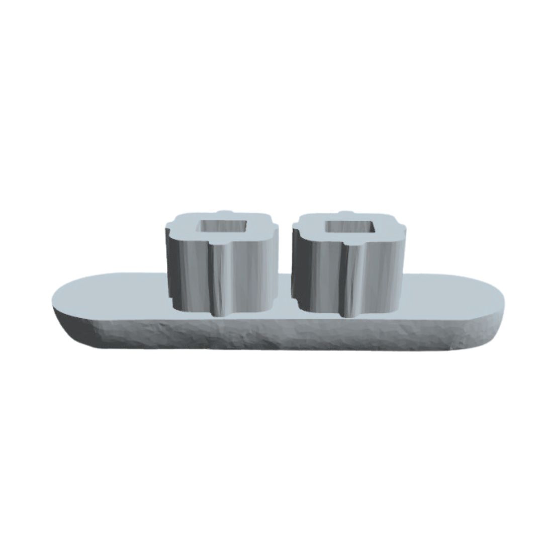 Endcaps - Custom 3D-Printed by ASPS - Rectangular - Image 3