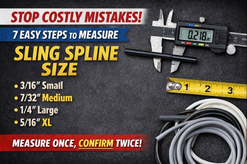 sling spline size