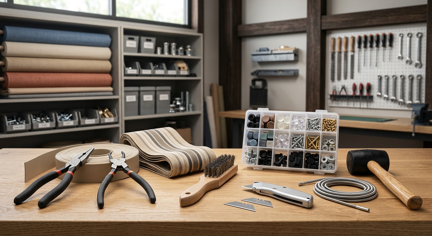 Assortment of Patio Repair Tools