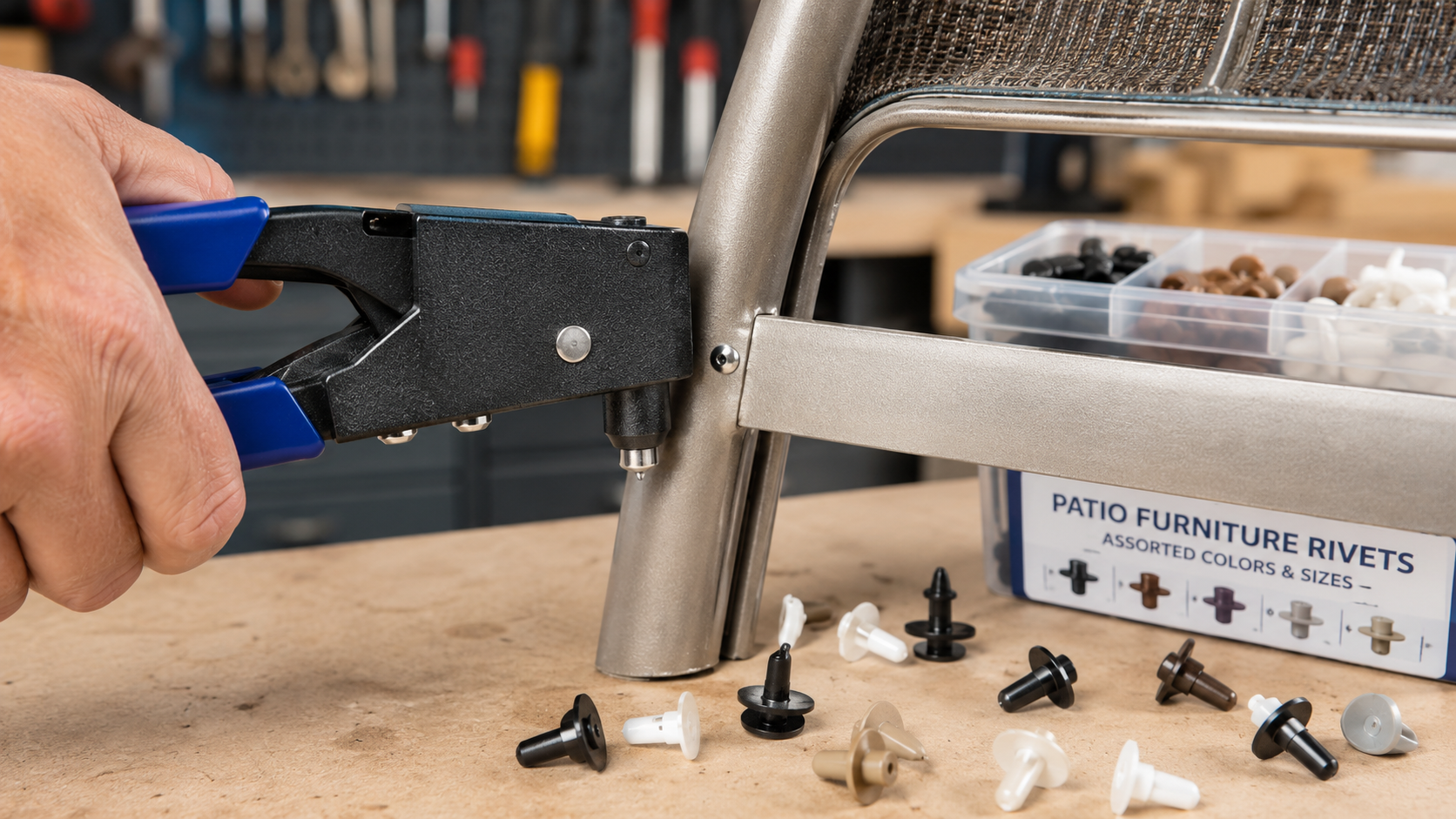 Patio furniture rivets replacement guide