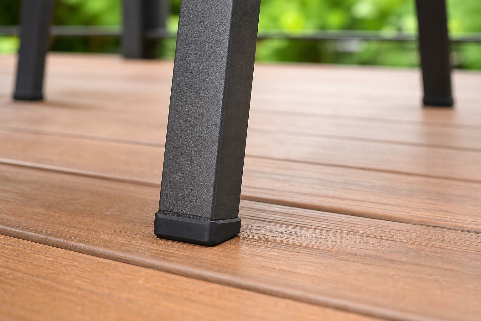 Outdoor Furniture Feet Glides: 7 Ultimate Patio Upgrades 3 Outdoor Furniture Feet Glides protecting a wooden deck