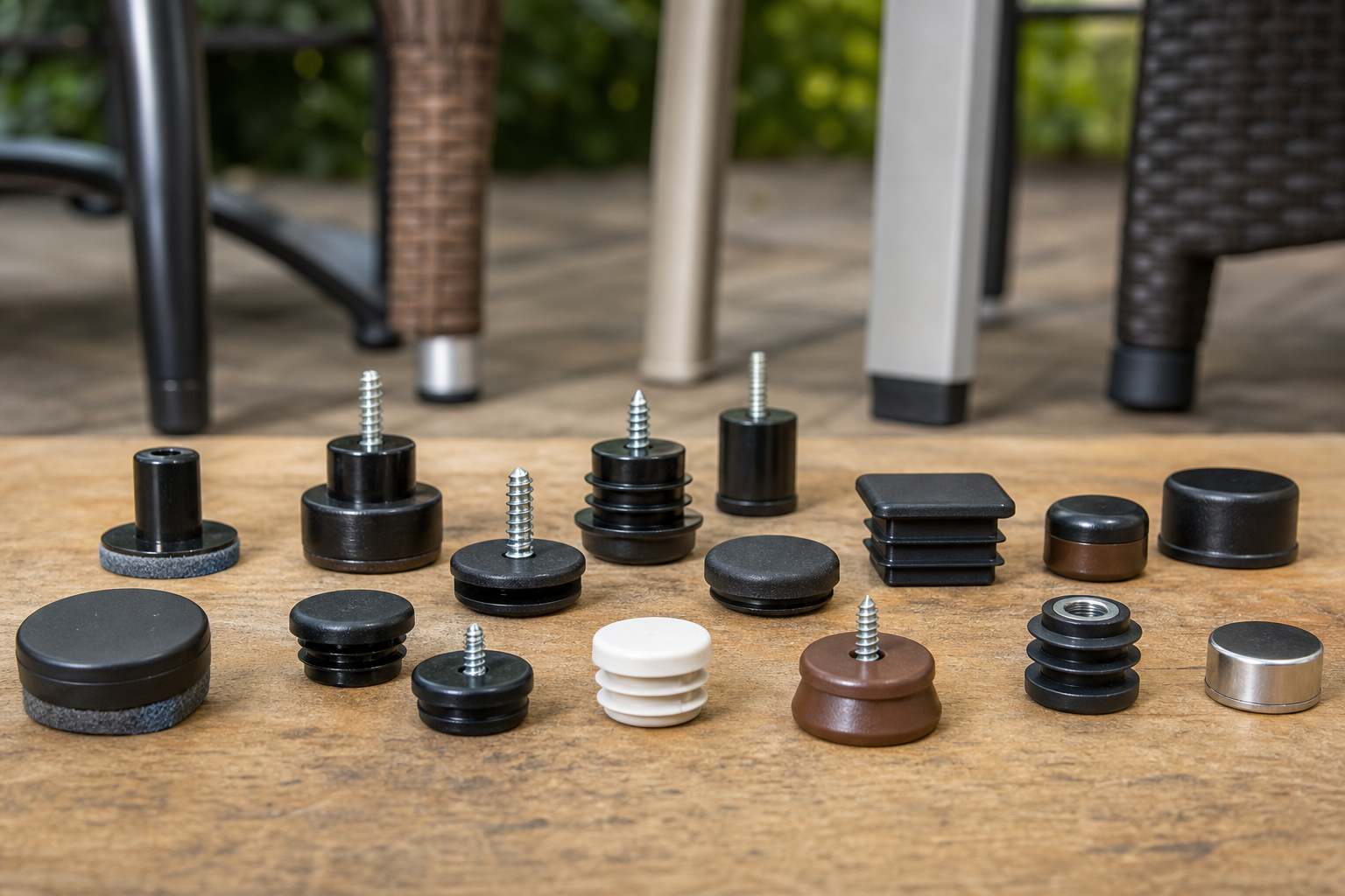 Outdoor Furniture Feet Glides: 7 Ultimate Patio Upgrades 4 Different types of Outdoor Furniture Feet Glides and their installation
