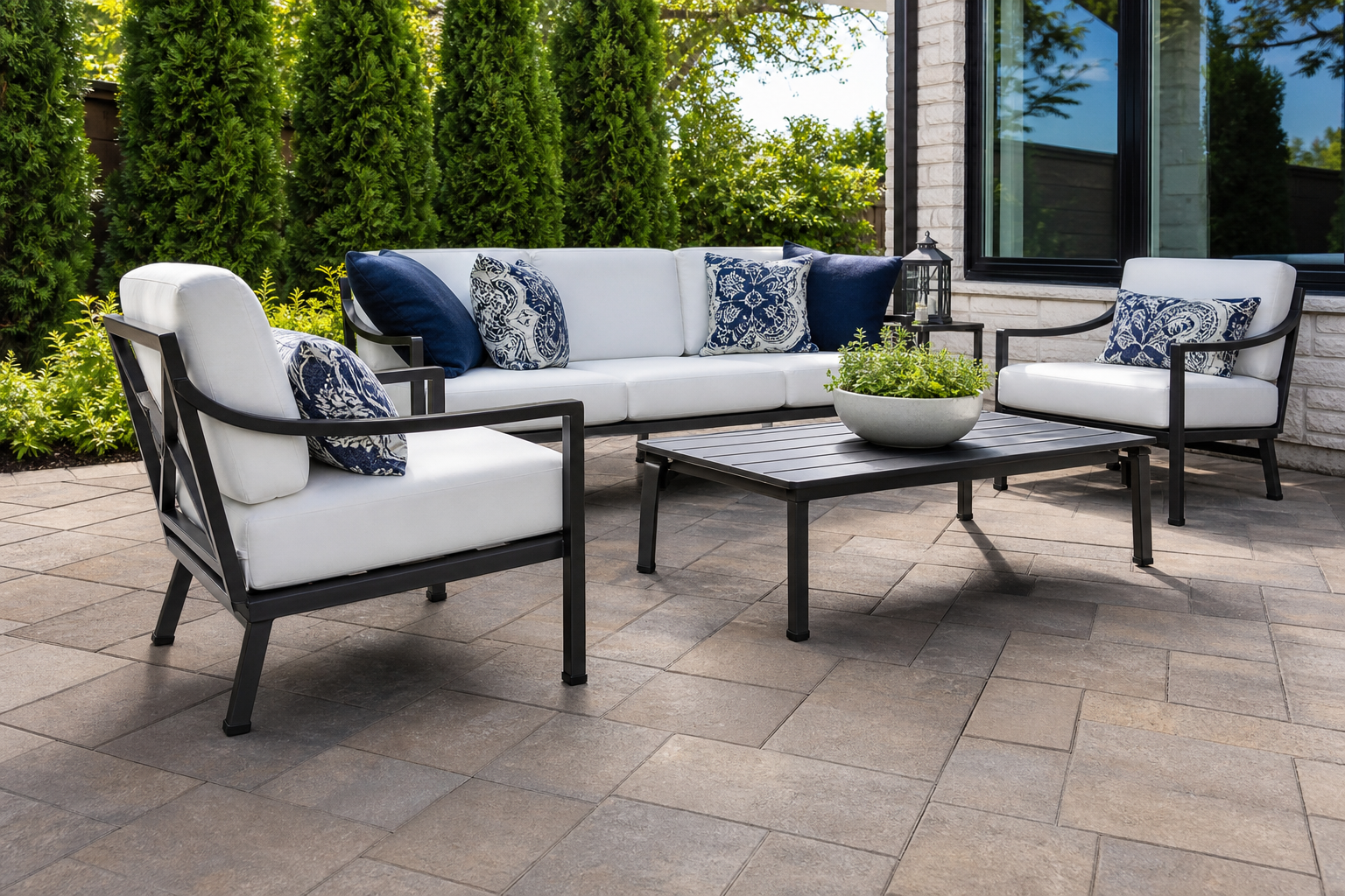 Patio End Caps: 10 Essential Tips for Ultimate Protection 4 A hand installing a black Patio End Cap onto a silver patio furniture leg, with a focus on the cap and the leg, suggesting protection and ease of replacement.