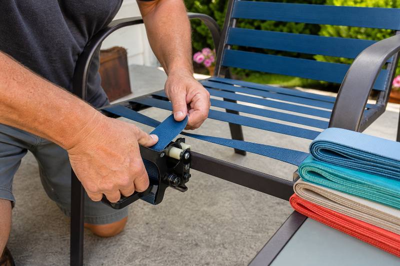Patio Strap Maintenance: 7 Proven Tips for Ultimate... 4 Measuring for new patio straps as part of patio strap maintenance