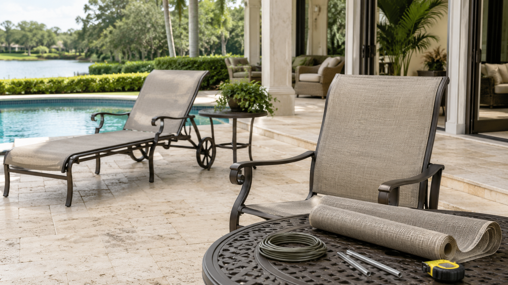 Blog 6 Replacement Slings for Woodard Furniture