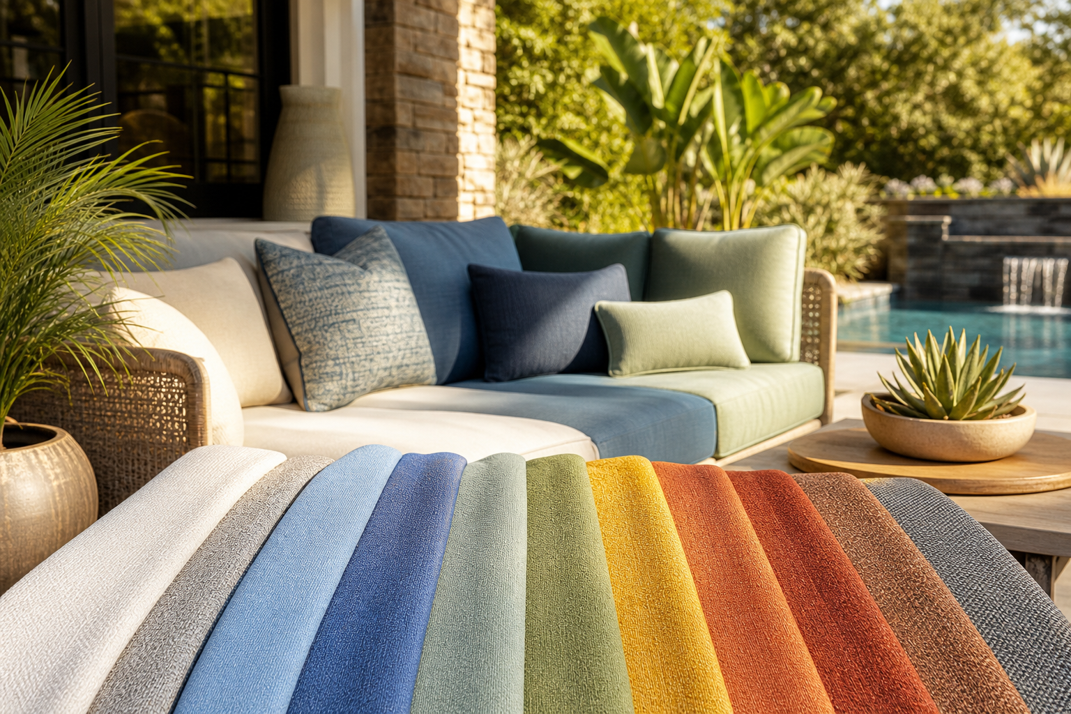 Sunbrella Fabric Comparison: 3 Amazing Outdoor Collections 3 Sunbrella Fabric Comparison banner image