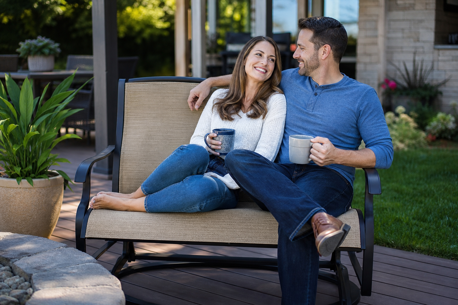 Loveseat Sling Upgrade: 8 Amazing Styles for Outdoor Spaces 4 DIY Loveseat Sling Upgrade Installation