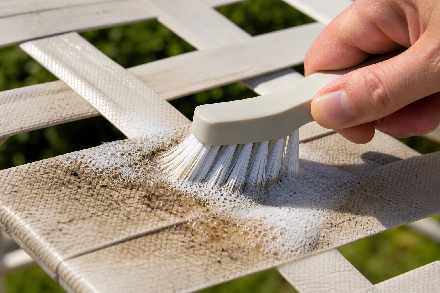 Vinyl Strap Cleaning: 4 Powerful Hacks for a Spotless Patio 3 Vinyl Strap Cleaning