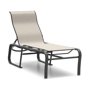 Square Corner Chaise Lounge Notched 1-Piece Sling – Homecrest